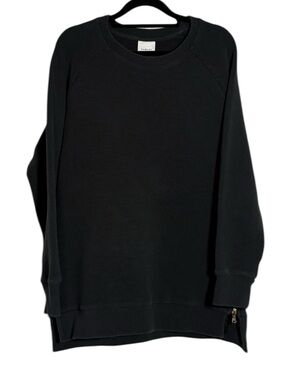 Trending Varley Manning Side Zip Crewneck Sweatshirt